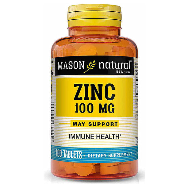 Mason Natural Zinc 100 mg 100 tablets