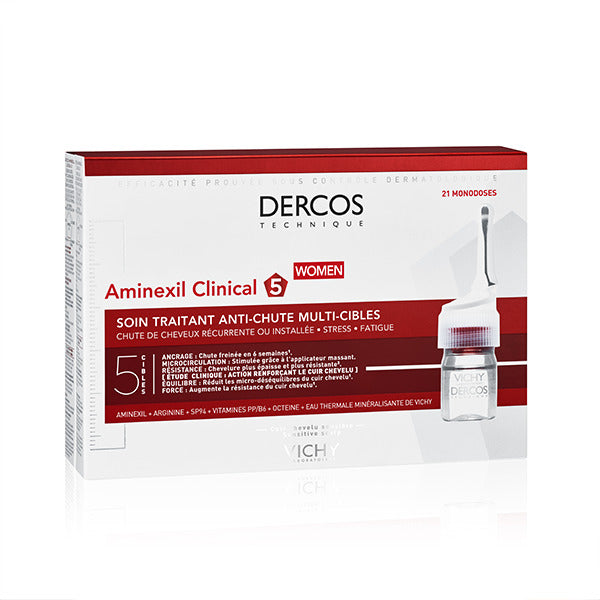 Vichy Dercos Aminexil Clinical Cure Anti-Chute Femmes 21 Ampoules 21 x 6ml