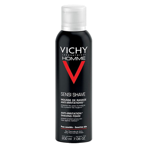 Vichy Homme Mousse à Raser Anti-Irritations Peau Sensible 200ml